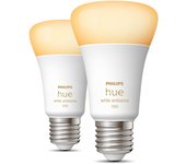 Philips Hue White ambiance Bombilla inteligente A60 - E27 - 1100 (paquete de 2)