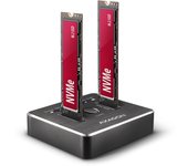 Axagon ADSA-M2C base de conexión para disco duro USB 3.2 Gen 2 (3.1 Gen 2) Type-C