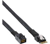 InLine 27643B cable Serial Attached SCSI (SAS) 1 m 24 Gbit/s Negro