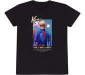 Heroes Inc. Barbie Barbie - Ken - Love Hope Unity Hombre Camiseta Negro M 100% algodón Vorne Bedruckt Regular