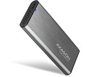 Axagon EEM2-SG2 caja para disco duro externo Caja externa para unidad de estado sólido (SSD) Gris M.2
