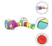 vidaXL Tienda De Juego De Niños Con 250 Bolas Multicolor 190x264x90 Cm