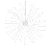 vidaXL Luces De Navidad De Estrellas 2 Uds 140 Led Blanco Cálido 17 Cm