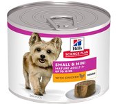 Hill´s Science Plan Hill's Science Plan Mature 7+ Small & Mini Mousse Pollo Perros Latas 12 x 200 gr