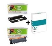 WHITE LABEL Q-Nomic Pack toner TN2320 + Tambor DR2300 + Papel A4