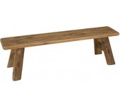 MACABANE Banco de madera pino reciclada de 140x30 cm