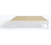 Hypnia Somier esencial niño madera blanca 90x190cm
