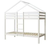 MueMue Litera casita madera blanco 90x190/90x190cm