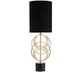 Mauro Ferretti Lámpara de mesa de metal dorado ø cm 23x65