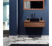 Wild Water Mueble alto 1 cajón de teca maciza 90 cm