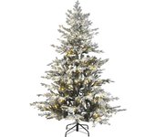 Beliani Árbol de navidad led blanco verde 180 cm