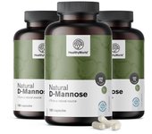 HealthyWorld® 3x D-Manosa natural 1500 mg, en total 540 cápsulas