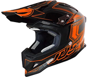 Just1 Casco de Cross  J12 Carbon Naranja Fluorescente