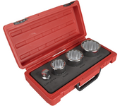 JMP Set de llaves de vaso para tuerca de rueda  4-piezas