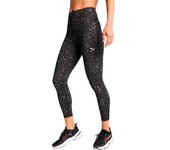Puma - Malla larga Train Fav Hw 7/8  Aop, Mujer, Black-Skin, XS