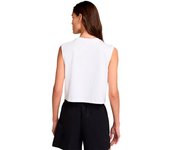 Nike - Camiseta Club Small Logo Mujer, Mujer, White-Black, XS