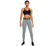Nike - Malla larga Pro 365 Mujer, Mujer, Smoke Grey-Black-White, S