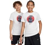 Nike - Camiseta PSG Fanswear 2024-2025 Niño, Unisex, White, M
