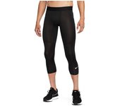 Nike - Malla larga Pro Dri-Fit 3/4, Hombre, Black-White, XL