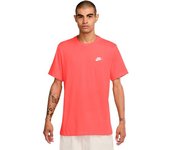 Nike - Camiseta Sportswear Club, Hombre, Magic Ember-White, L