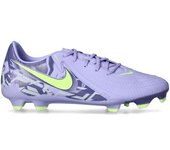 Nike - Bota de fútbol Phantom GX II Academy FG/MG, Unisex, Purple Agate-Barely Volt, 9,5 USA