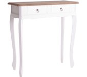Lastdeco Consola de Madera. Estilo Provenzal. 77,5x33x79cm