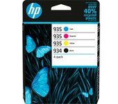 Paquete de 4 cartuchos de Tinta Original 934 negra/935 cian/magenta/amarilla